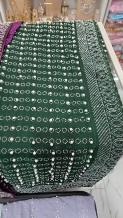 Pearl Green Ready Made Blouse Saree