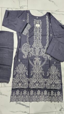 Pakistani Embroidery 3PC Linen