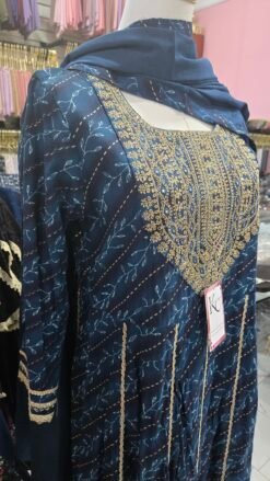 Alternative view of Cotton Anarkai Gown