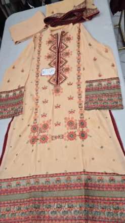 Silk Embroidery Work Kameez