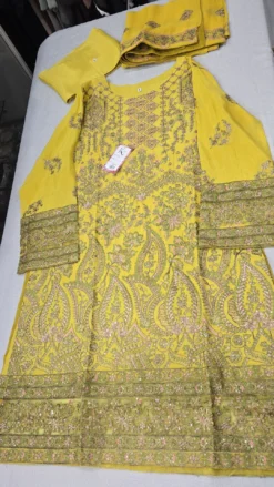 Silk Embroidery Work Kameez