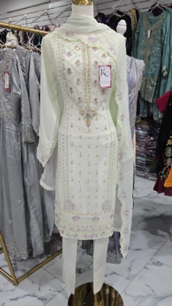 Aghanoor Mint 3PC Suit