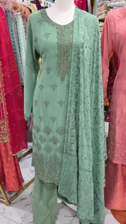 Handwork Stonework Kameez