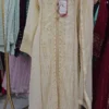 Cream Anarkali Gown