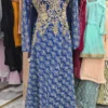 Blue Beaded Gown KC331