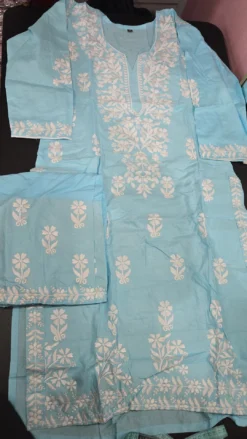 Blue Cotton Cord Set 2PC