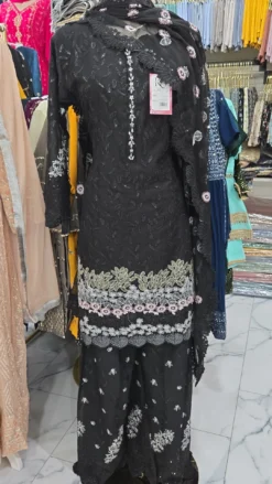 Black Chiffon Palazzo