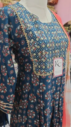 Alternative view of Cotton Anarkai Gown