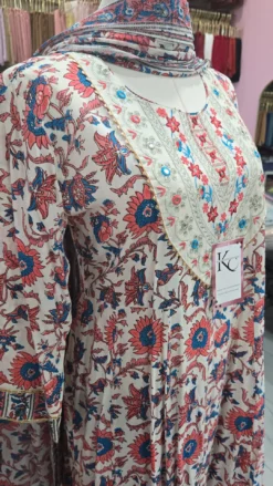 Alternative view of Cotton Anarkai Gown