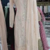 Chiffon Pink Partywear Kameez