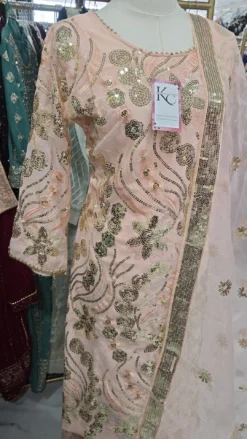 Alternative view of Partywear Sharara in Peach