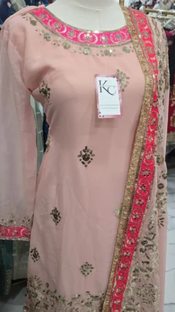 Alternative view of Partywear Sharara in Pink