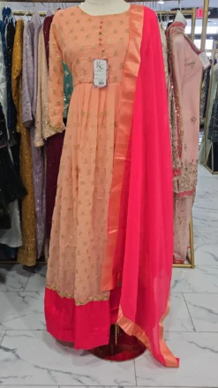 Georgette Flowy Gown