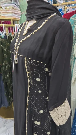 Alternative view of Black Long Gown Kameez