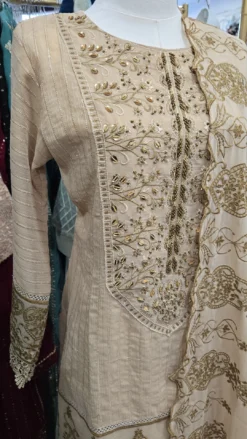 Alternative view of Golden Chiffon Partywear