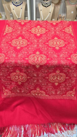 Red Cashmere Shawl