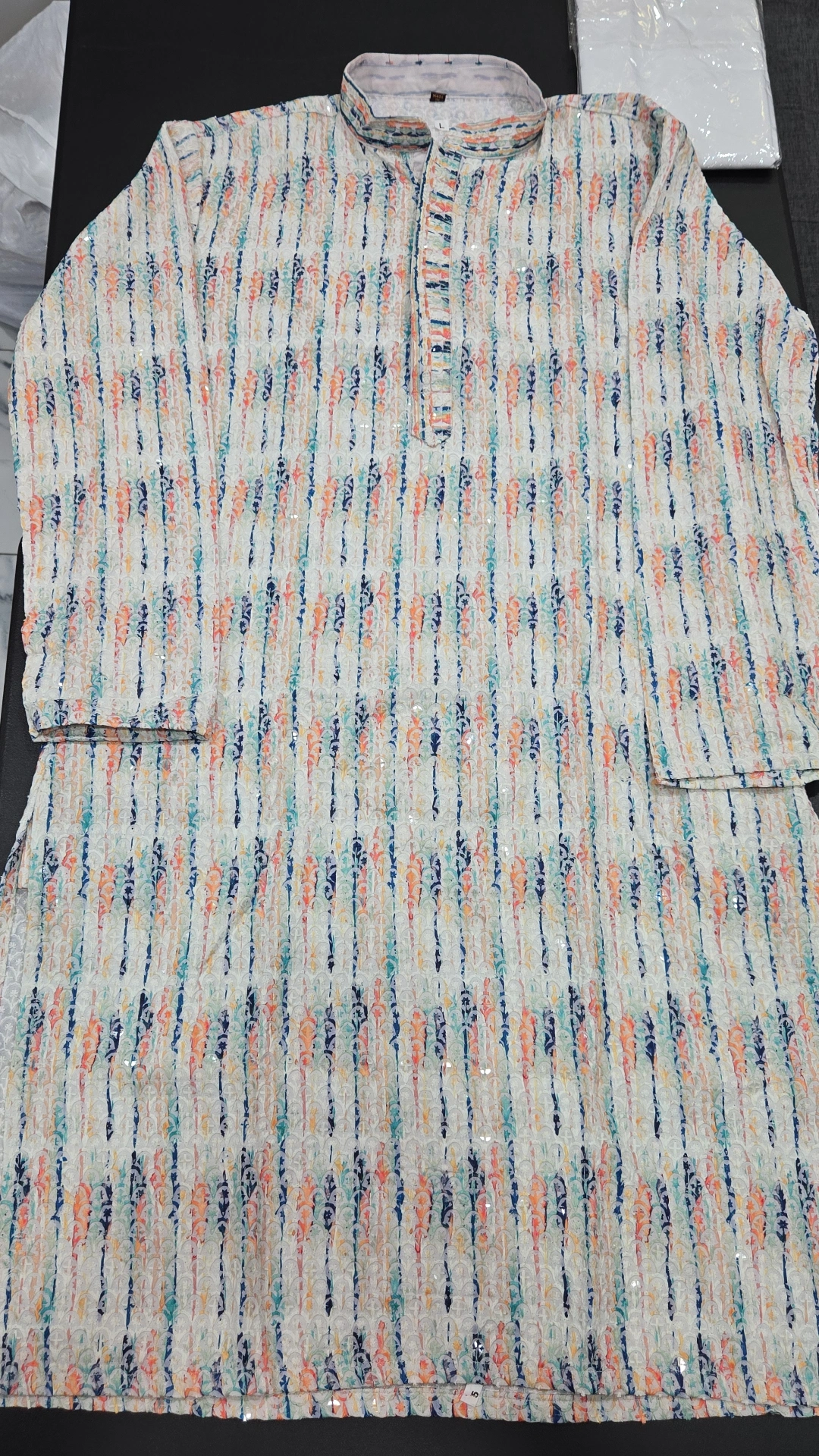 Mens Mutli Chikankari Panjabi