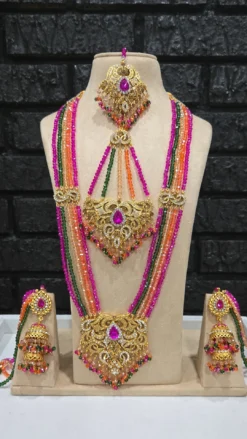 Multi Semi Bridal Mala Set