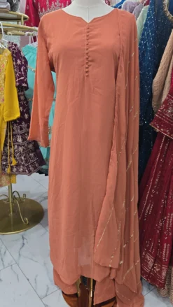 Peach Kameez KC102
