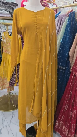 Mustard Kameez KC103