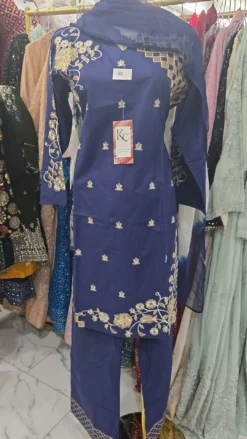 Navy Cotton 3pc set KC116