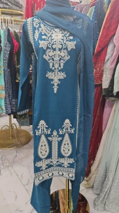 Blue Linen 3pc KC124