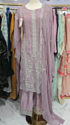 Lavender Partywear Kameez