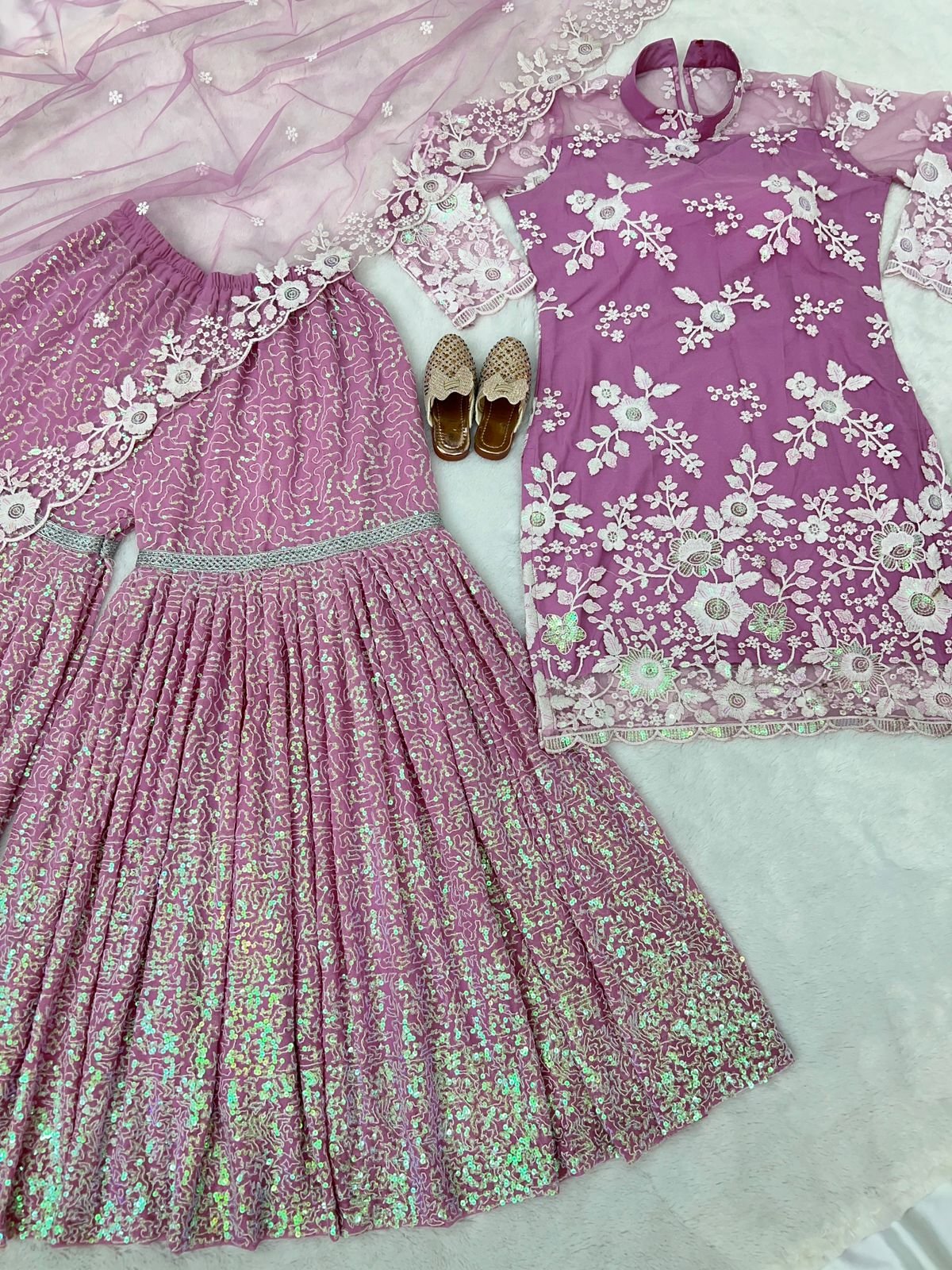 Pink Sharara KC366