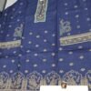 Navy Pakistani Linen Dress