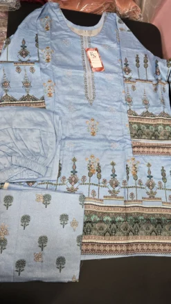 Blue Pakistani 3PC dress KC480