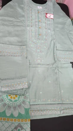 Light Blue Pakistani Linen Dress