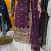 Partywear Plum Sharara