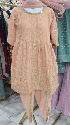 Light Pink Patiala Dress