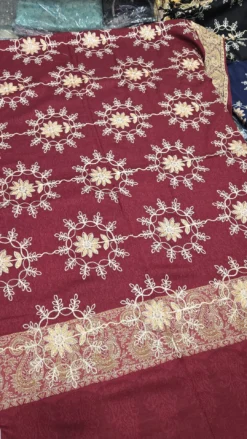 Marooon Shawl KC13