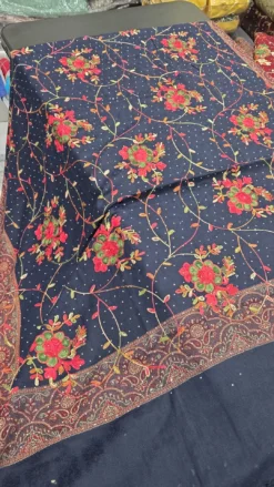 Navy Stonework Shawl KC33