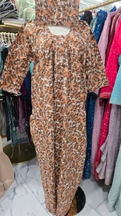 Cotton Maxi with matching scarf KC700