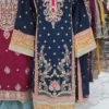 Navy Handwork Sharara KC862