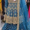 Blue Peplum Lehenga KC962