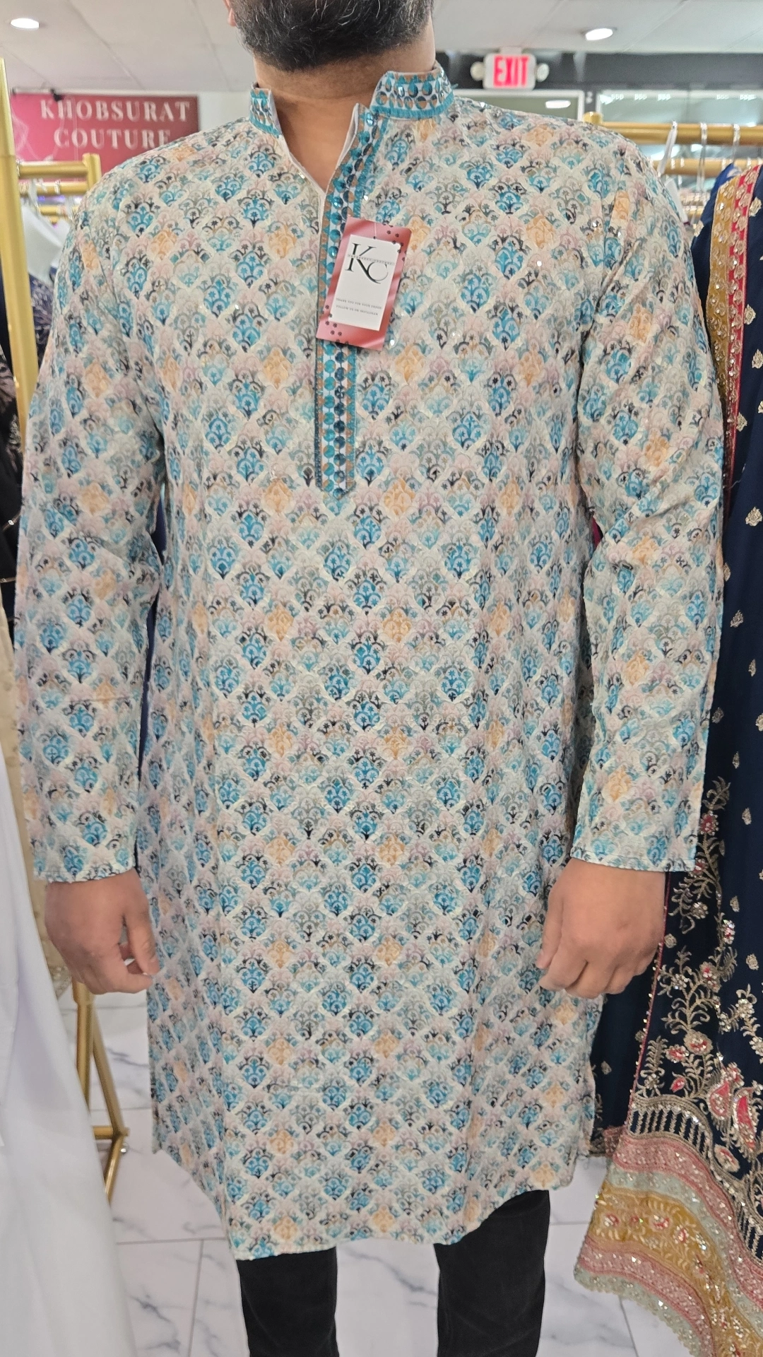 Mens Chikankari Panjabi KC411