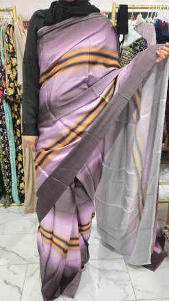 Alternative view of Multi Printed Pleated Saree KC346