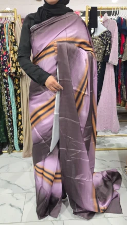 Multi Printed Pleated Saree KC346