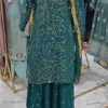 Sea Green Sequence Lehenga KC367