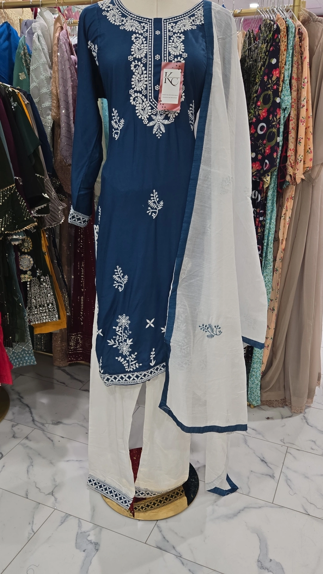 Blue ChickenKari Cotton 3PC KC431