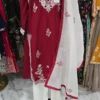 Maroon ChickenKari Cotton 3PC KC439
