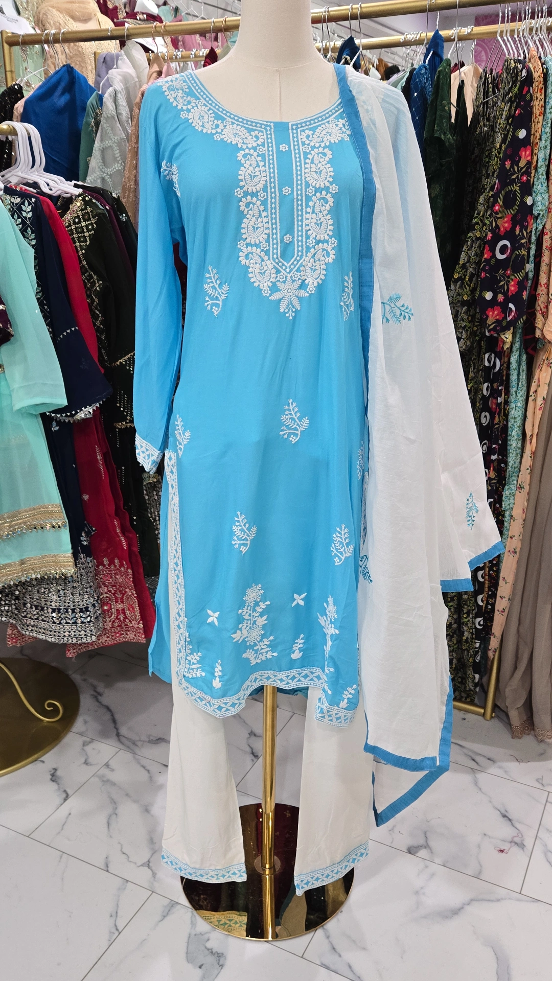 Blue ChickenKari Cotton 3PC KC440