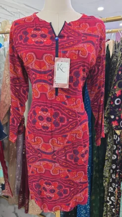 Maroon Kurti Top KC349
