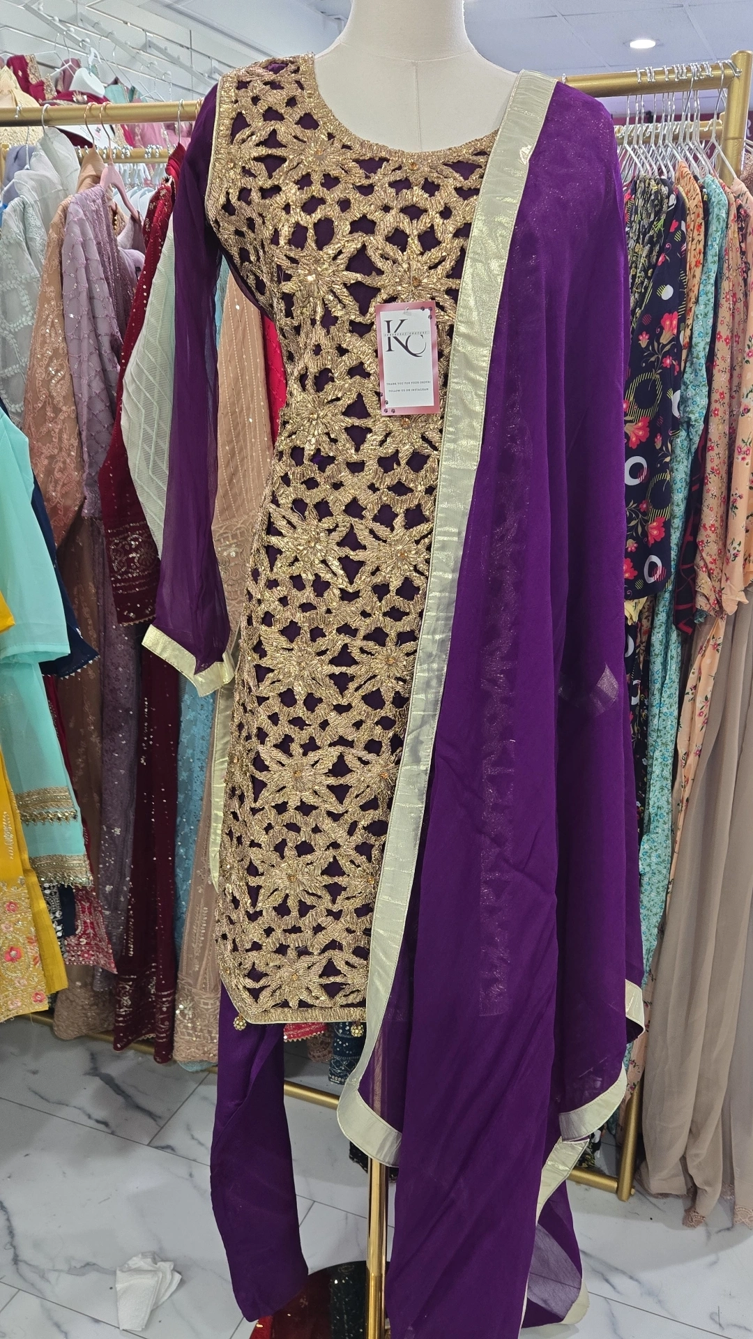Purple Partywear KC457