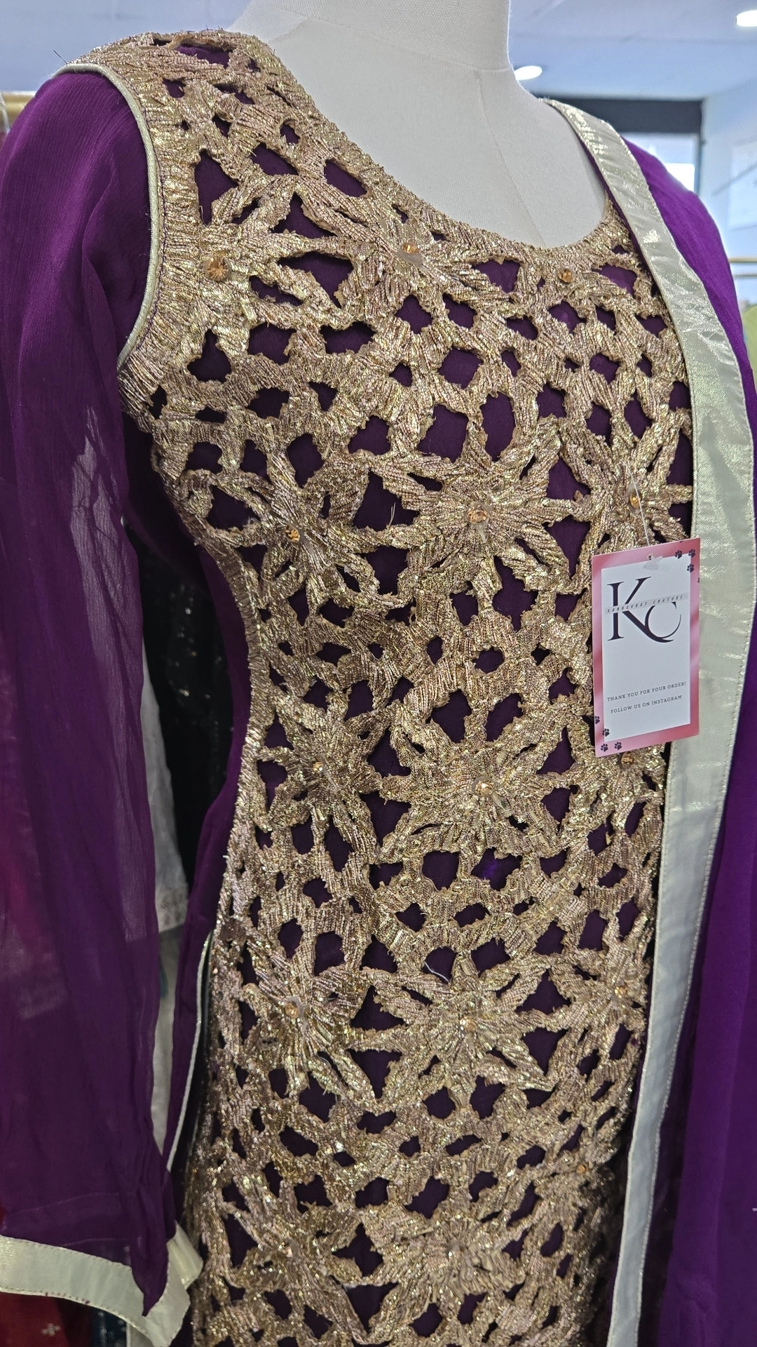 Purple Partywear KC457 - Image 2