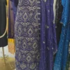 Blue Chiffon Dress KC548