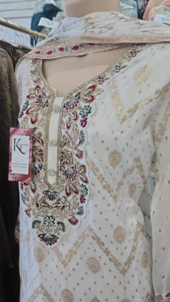 Alternative view of White Partywear Dress KC560